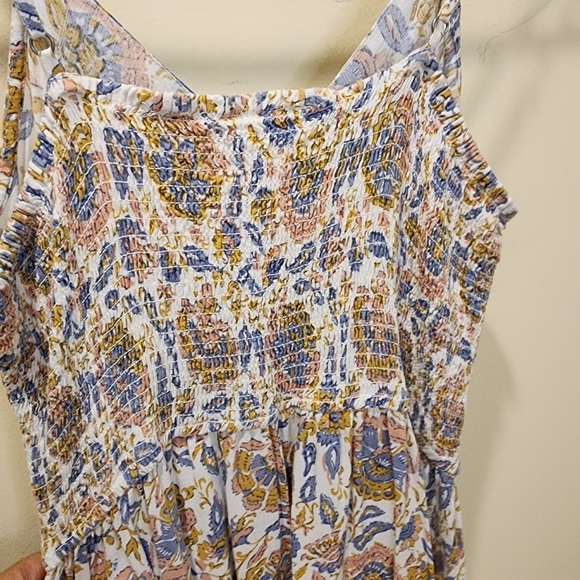 Sincerely Jules Long Floral Boho Spring Flare Casual Dress size L - Picture 10 of 12